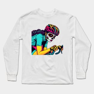 Colorful Catrina Long Sleeve T-Shirt